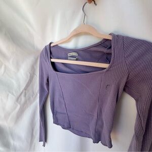 Urban Outfitters Lavender Long Sleeve Top